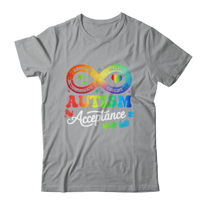 Autism Awareness Acceptance Infinity Symbol Men Women Kids Shirt & Hoodie | teecentury