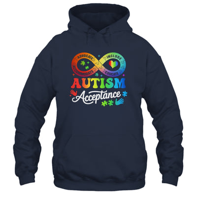 Autism Awareness Acceptance Infinity Symbol Men Women Kids Shirt & Hoodie | teecentury