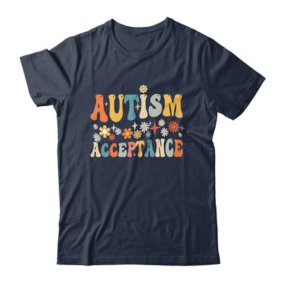 Autism Awareness Acceptance Special Education Teacher Groovy Shirt & Tank Top | teecentury