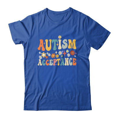 Autism Awareness Acceptance Special Education Teacher Groovy Shirt & Tank Top | teecentury