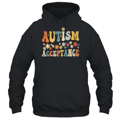 Autism Awareness Acceptance Special Education Teacher Groovy Shirt & Tank Top | teecentury