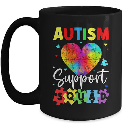 Autism Awareness Autism Squad Support Team Colorful Puzzle Mug | teecentury