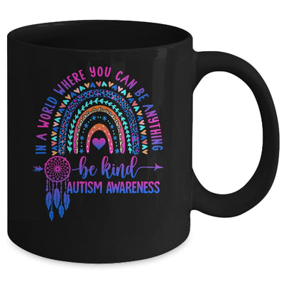 Autism Awareness Be Kind Leopard Rainbow Choose Kindness Mug | teecentury