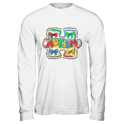 Autism Awareness Coquette Bow Retro Teacher Autism Education Shirt & Hoodie | teecentury