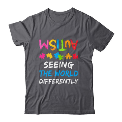 Autism Awareness Month Support Seeing The World Differently Shirt & Hoodie | teecentury
