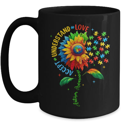Autism Awareness Sunflower Men Women Kids Autism Sunflower Mug | teecentury