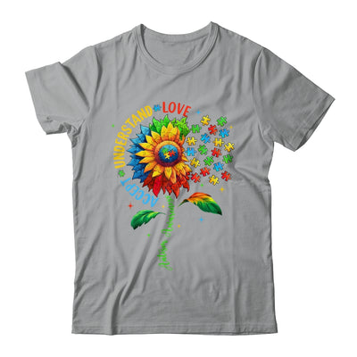 Autism Awareness Sunflower Men Women Kids Autism Sunflower Shirt & Tank Top | teecentury