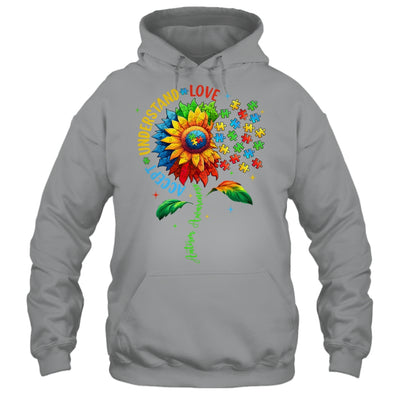 Autism Awareness Sunflower Men Women Kids Autism Sunflower Shirt & Tank Top | teecentury