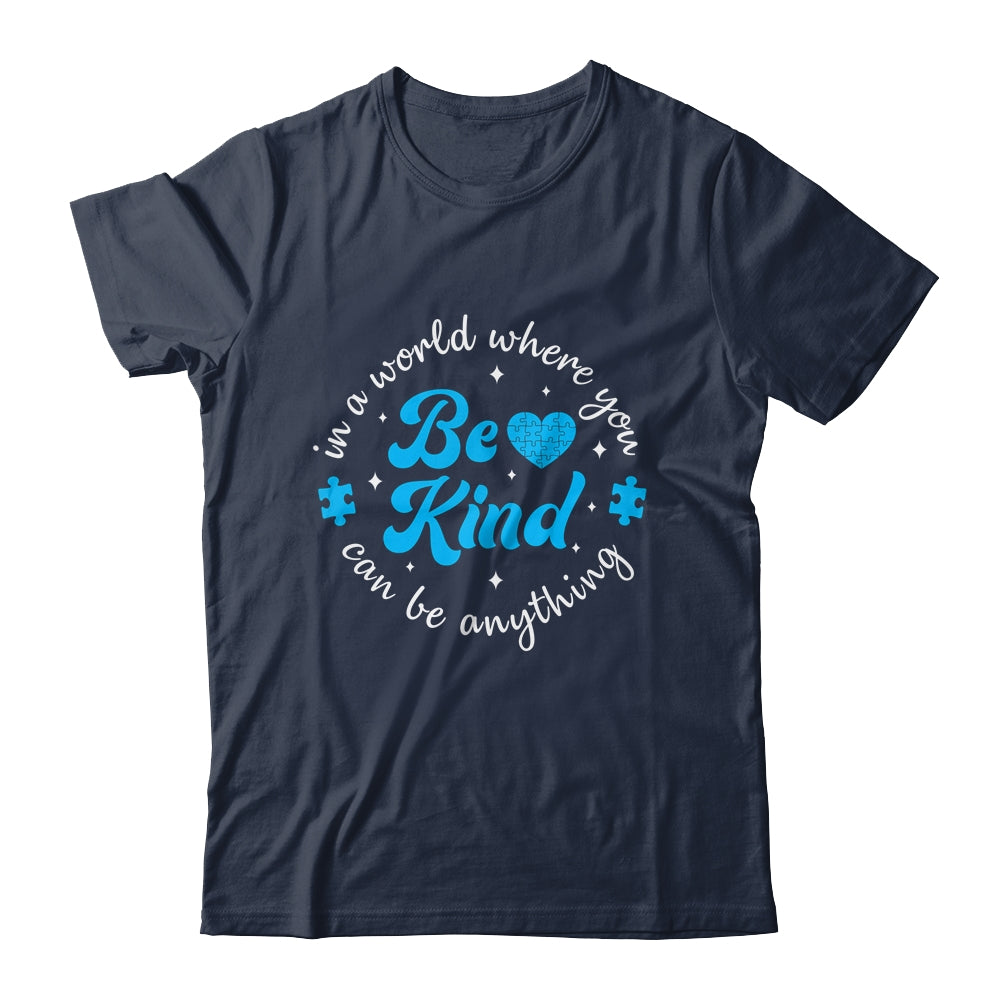 Autism Be Kind Women Kids Blue Be Kind Autism Awareness Shirt & Tank Top | teecentury