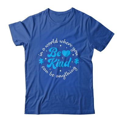 Autism Be Kind Women Kids Blue Be Kind Autism Awareness Shirt & Tank Top | teecentury