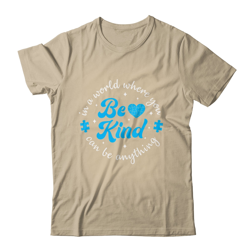 Autism Be Kind Women Kids Blue Be Kind Autism Awareness Shirt & Tank Top | teecentury