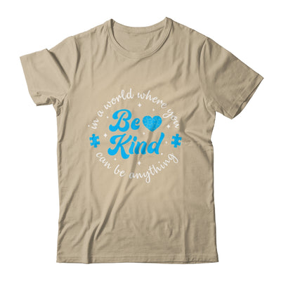 Autism Be Kind Women Kids Blue Be Kind Autism Awareness Shirt & Tank Top | teecentury
