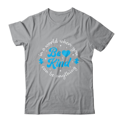 Autism Be Kind Women Kids Blue Be Kind Autism Awareness Shirt & Tank Top | teecentury