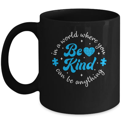 Autism Be Kind Women Kids Blue Be Kind Autism Awareness Mug | teecentury