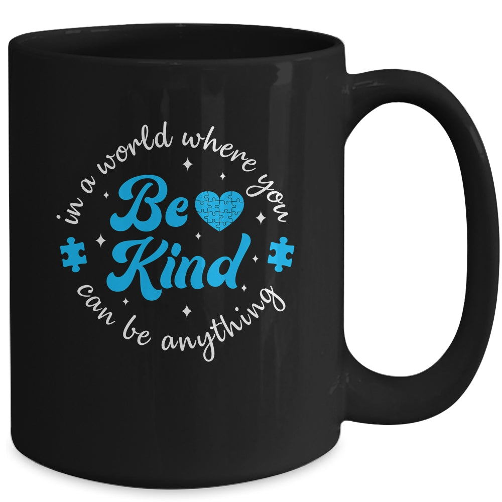 Autism Be Kind Women Kids Blue Be Kind Autism Awareness Mug | teecentury
