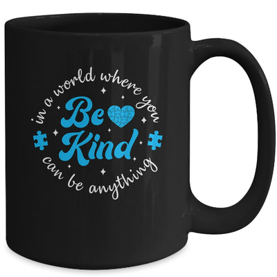 Autism Be Kind Women Kids Blue Be Kind Autism Awareness Mug | teecentury