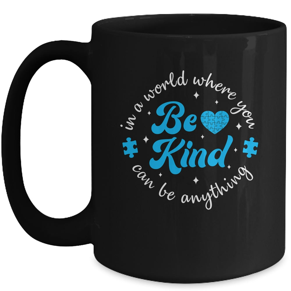 Autism Be Kind Women Kids Blue Be Kind Autism Awareness Mug | teecentury