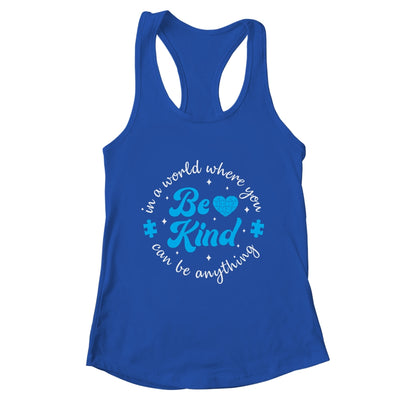 Autism Be Kind Women Kids Blue Be Kind Autism Awareness Shirt & Tank Top | teecentury