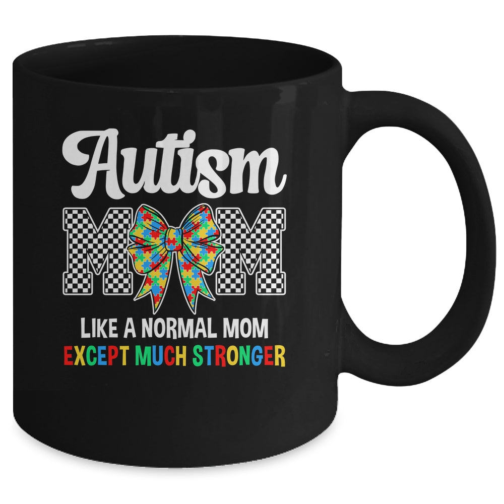 Autism Mom Coquette Bow Mama Mother's Day Autism Awareness Mug | teecentury