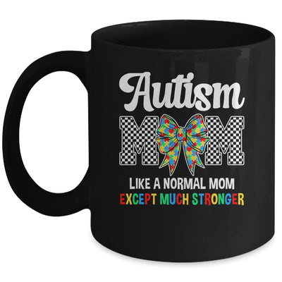Autism Mom Coquette Bow Mama Mother's Day Autism Awareness Mug | teecentury