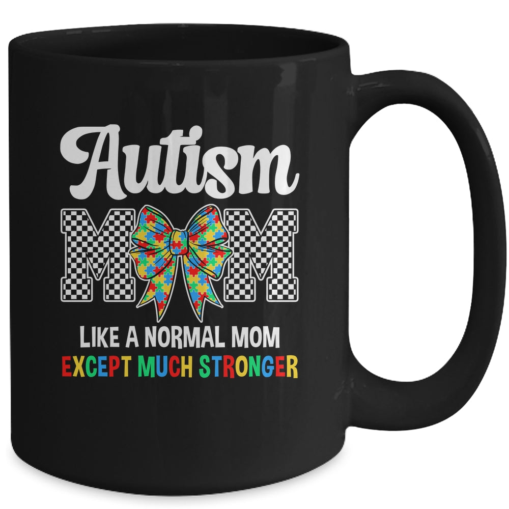 Autism Mom Coquette Bow Mama Mother's Day Autism Awareness Mug | teecentury