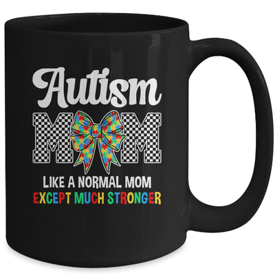 Autism Mom Coquette Bow Mama Mother's Day Autism Awareness Mug | teecentury