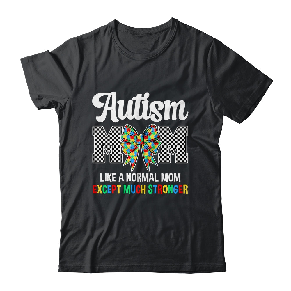 Autism Mom Coquette Bow Mama Mother's Day Autism Awareness Shirt & Tank Top | teecentury