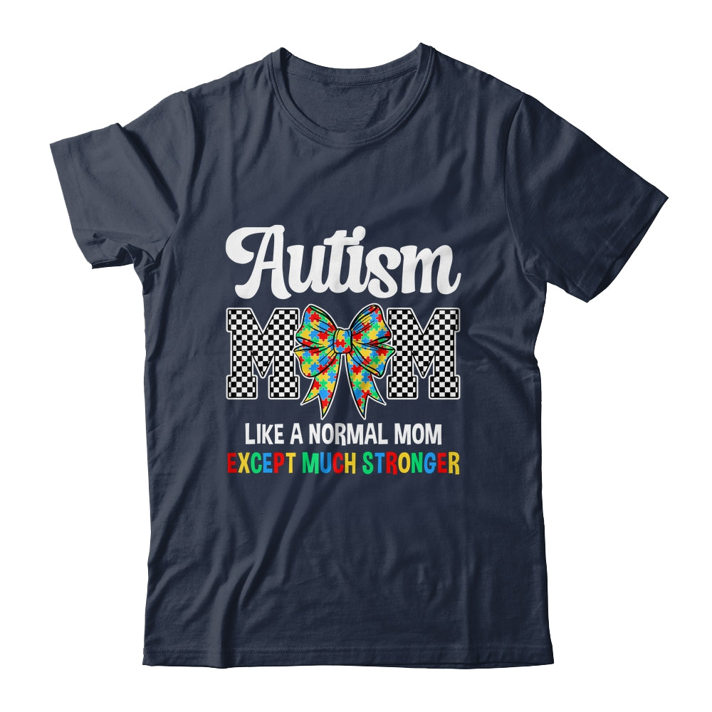 Autism Mom Coquette Bow Mama Mother's Day Autism Awareness Shirt & Tank Top | teecentury