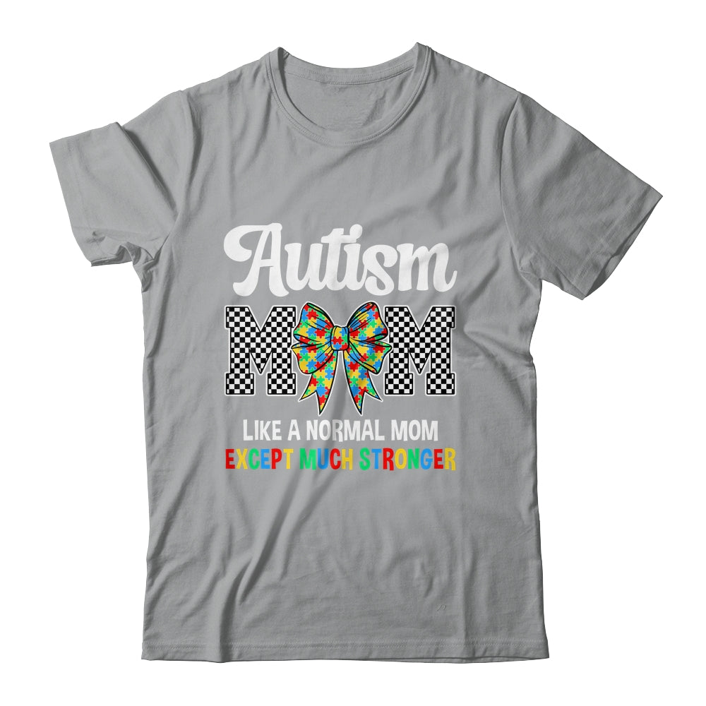 Autism Mom Coquette Bow Mama Mother's Day Autism Awareness Shirt & Tank Top | teecentury