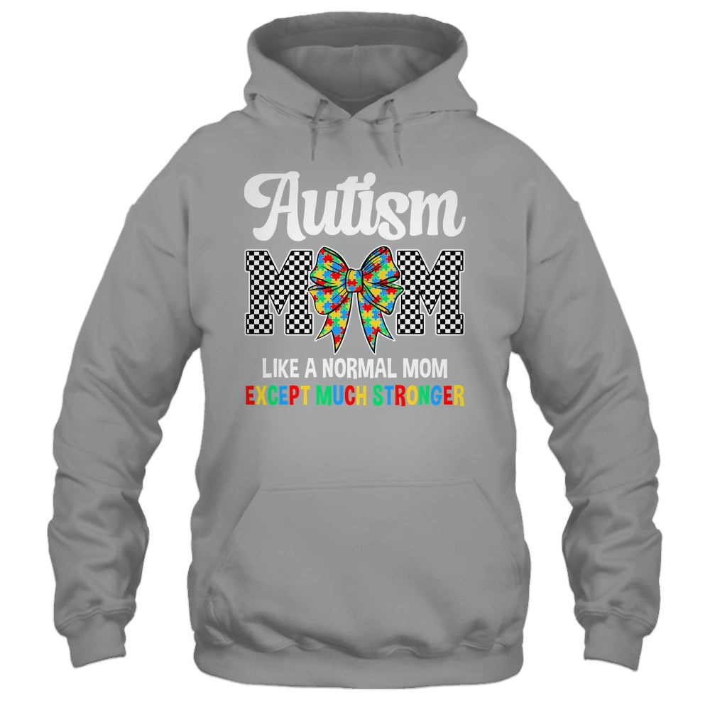 Autism Mom Coquette Bow Mama Mother's Day Autism Awareness Shirt & Tank Top | teecentury