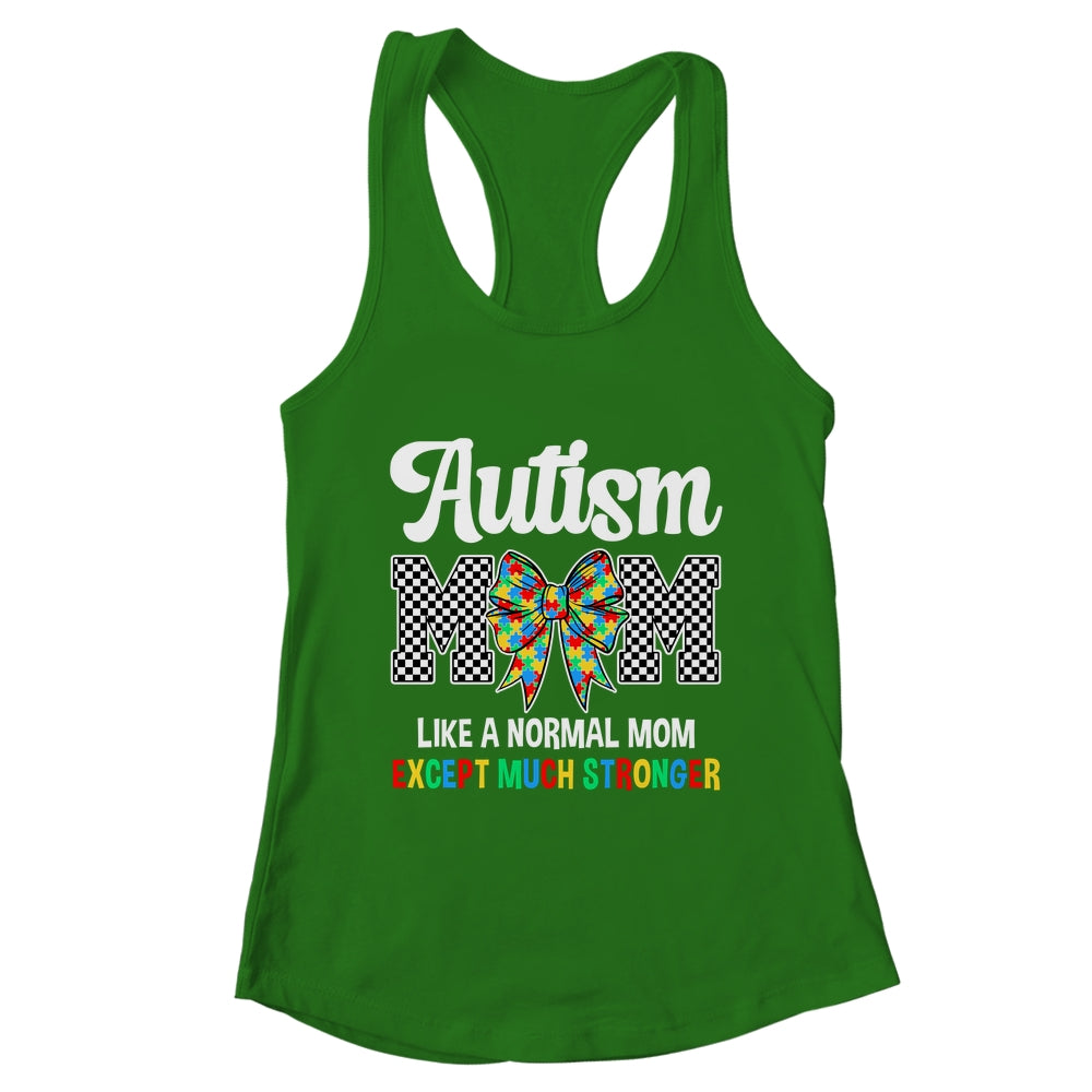 Autism Mom Coquette Bow Mama Mother's Day Autism Awareness Shirt & Tank Top | teecentury