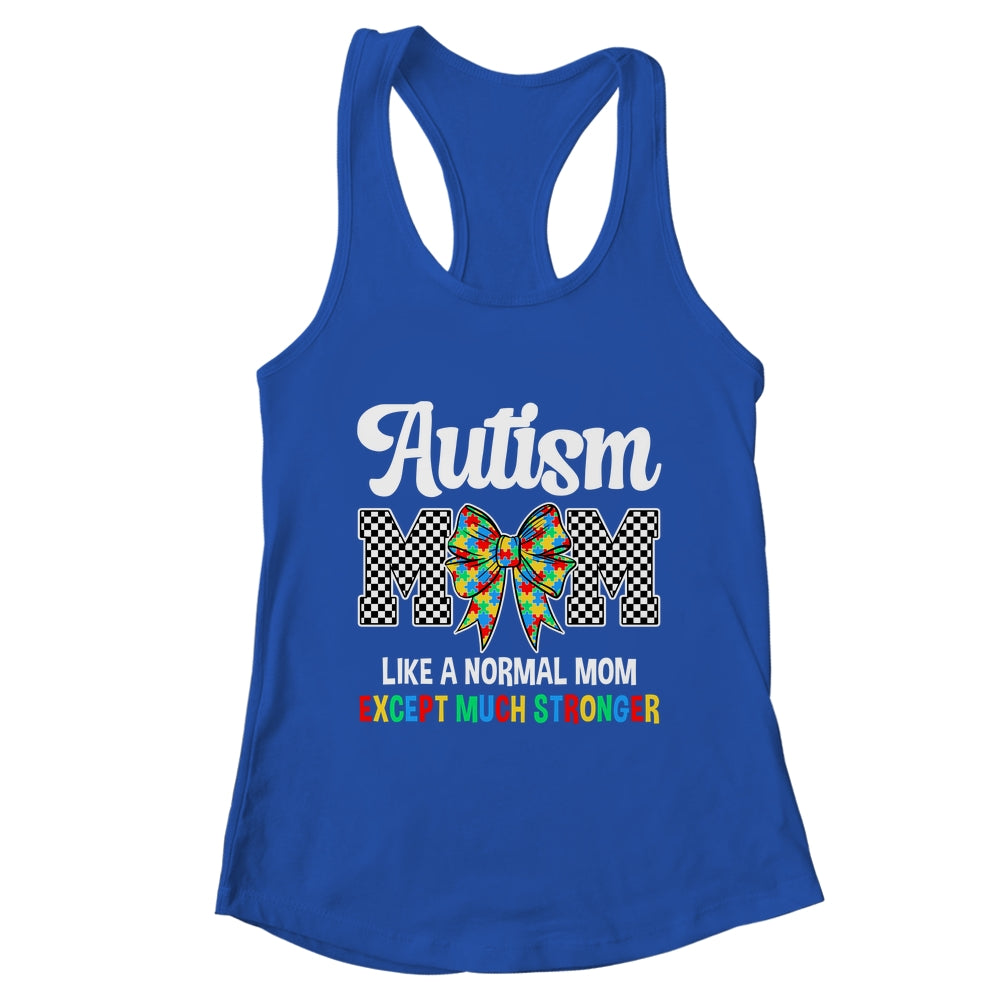 Autism Mom Coquette Bow Mama Mother's Day Autism Awareness Shirt & Tank Top | teecentury