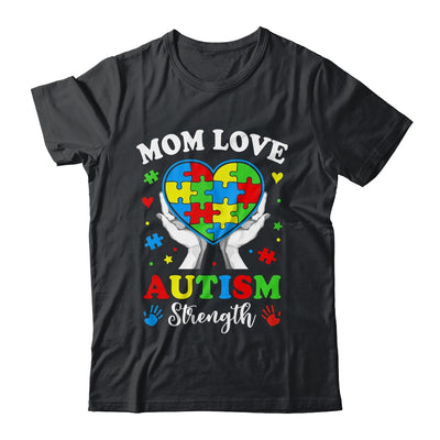 Autism Mom Strength Autism Awareness Support Love Design Shirt & Tank Top | teecentury