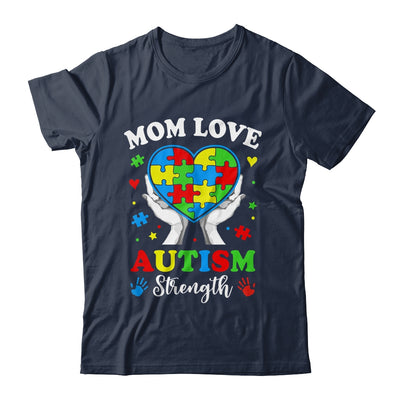 Autism Mom Strength Autism Awareness Support Love Design Shirt & Tank Top | teecentury