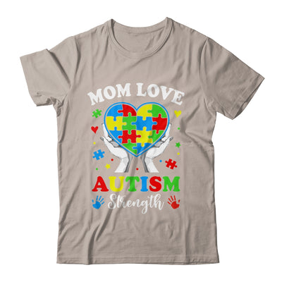 Autism Mom Strength Autism Awareness Support Love Design Shirt & Tank Top | teecentury