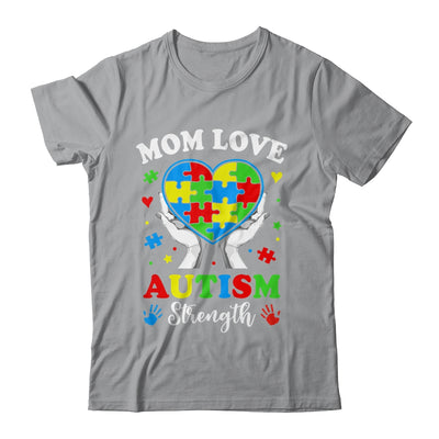 Autism Mom Strength Autism Awareness Support Love Design Shirt & Tank Top | teecentury