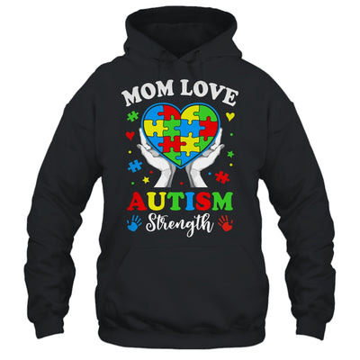 Autism Mom Strength Autism Awareness Support Love Design Shirt & Tank Top | teecentury