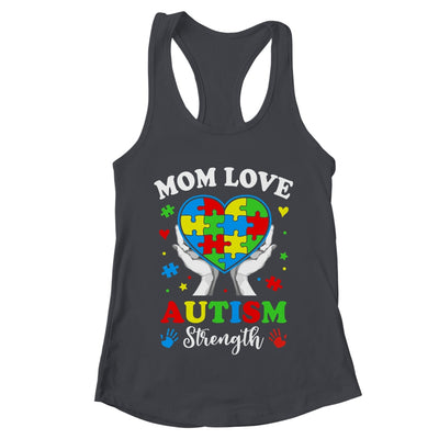 Autism Mom Strength Autism Awareness Support Love Design Shirt & Tank Top | teecentury