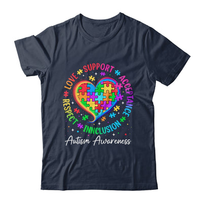 Autism Respect Love Inclusion Acceptance Awareness Support Shirt & Tank Top | teecentury