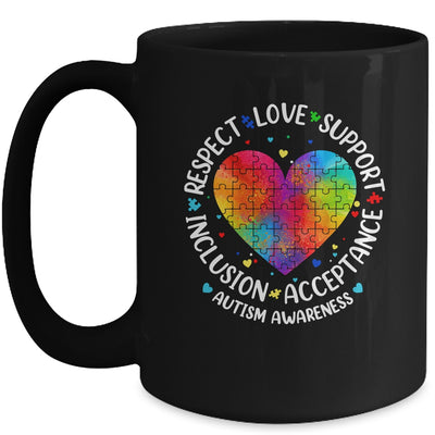 Autism Respect Love Inclusion Acceptance Awareness Women Kid Mug | teecentury