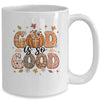 Autumn Pumpkin Christian Thanksgiving Faith God Is So Good Mug | teecentury