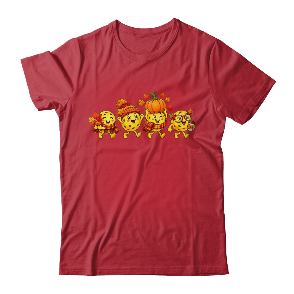 Autumn Pumpkin Pickleball Thanksgiving Fall Sports Women Men Shirt & Sweatshirt | teecentury