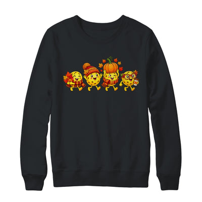Autumn Pumpkin Pickleball Thanksgiving Fall Sports Women Men Shirt & Sweatshirt | teecentury