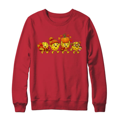 Autumn Pumpkin Pickleball Thanksgiving Fall Sports Women Men Shirt & Sweatshirt | teecentury