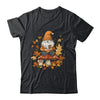 Autumn Season Design Leaves Owls And Cute Fall Gnome Shirt & Sweatshirt | teecentury