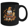 Autumn Season Design Leaves Owls And Cute Fall Gnome Mug | teecentury