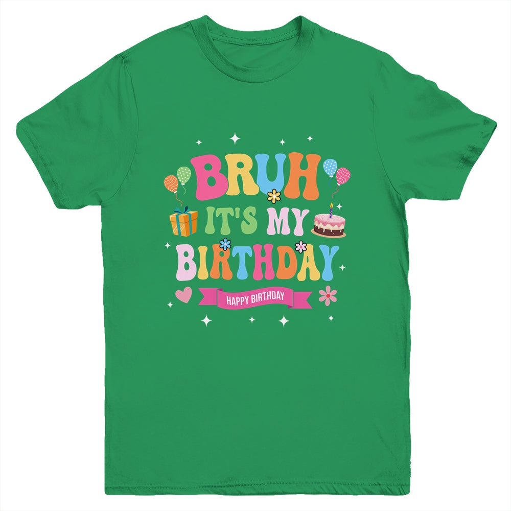 Awesome Bruh It's My Birthday For Kids Teens Party Funny Youth Shirt | teecentury