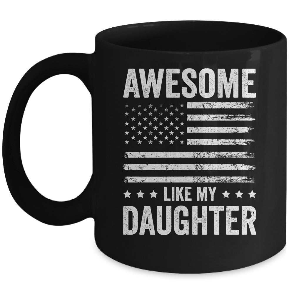Awesome Like My Daughter Men Funny Fathers Day Dad Mug | teecentury