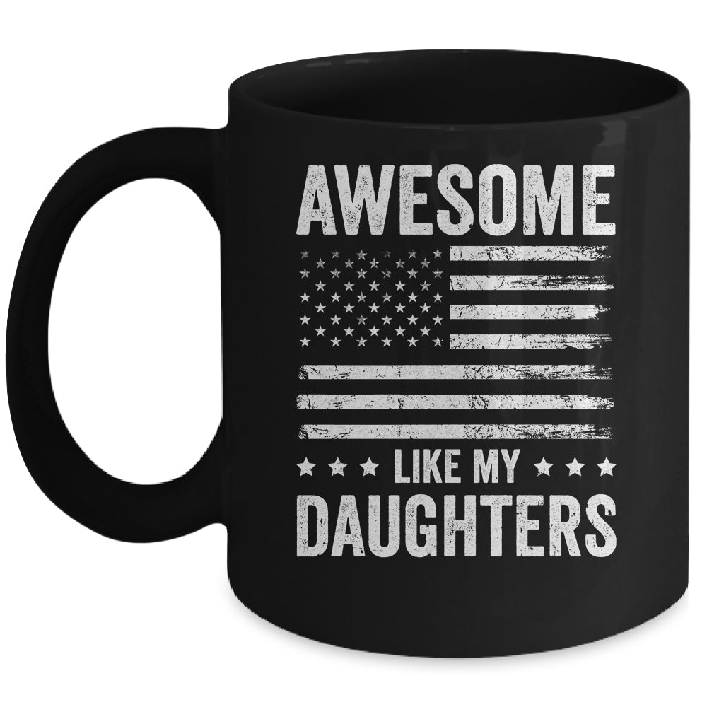 Awesome Like My Daughters Men Funny Fathers Day Dad Mug | teecentury