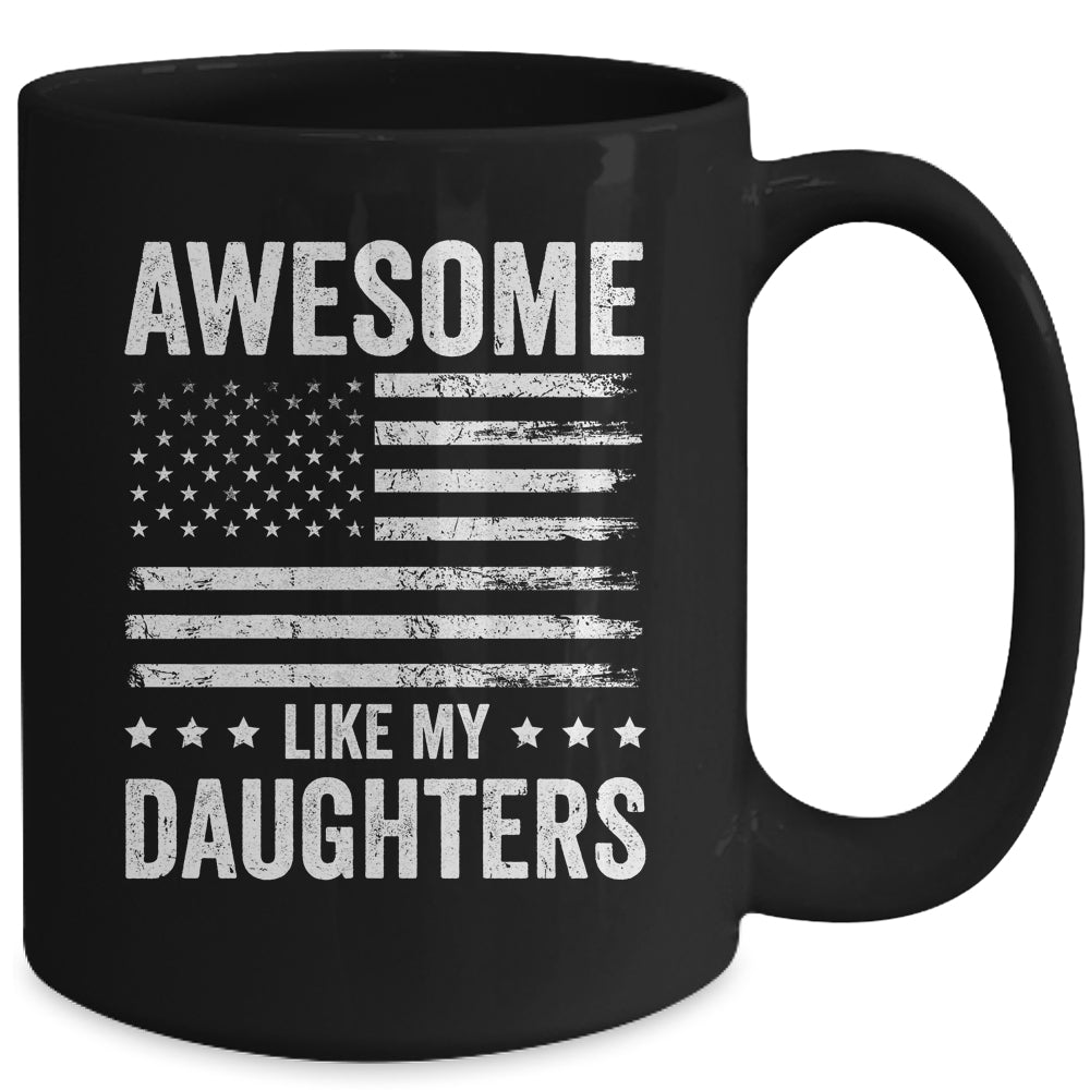 Awesome Like My Daughters Men Funny Fathers Day Dad Mug | teecentury